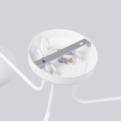 Żyrandol na drążku ASTRAL 3xG9/8W/230V biały