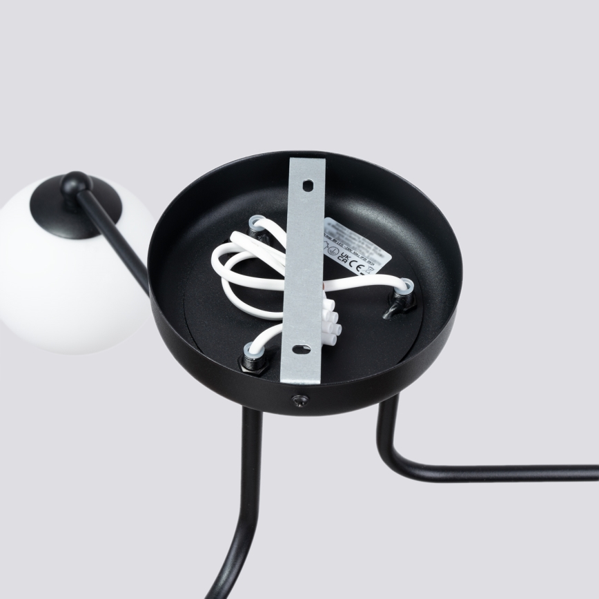 Żyrandol na drążku ASTRAL 3xG9/8W/230V czarny