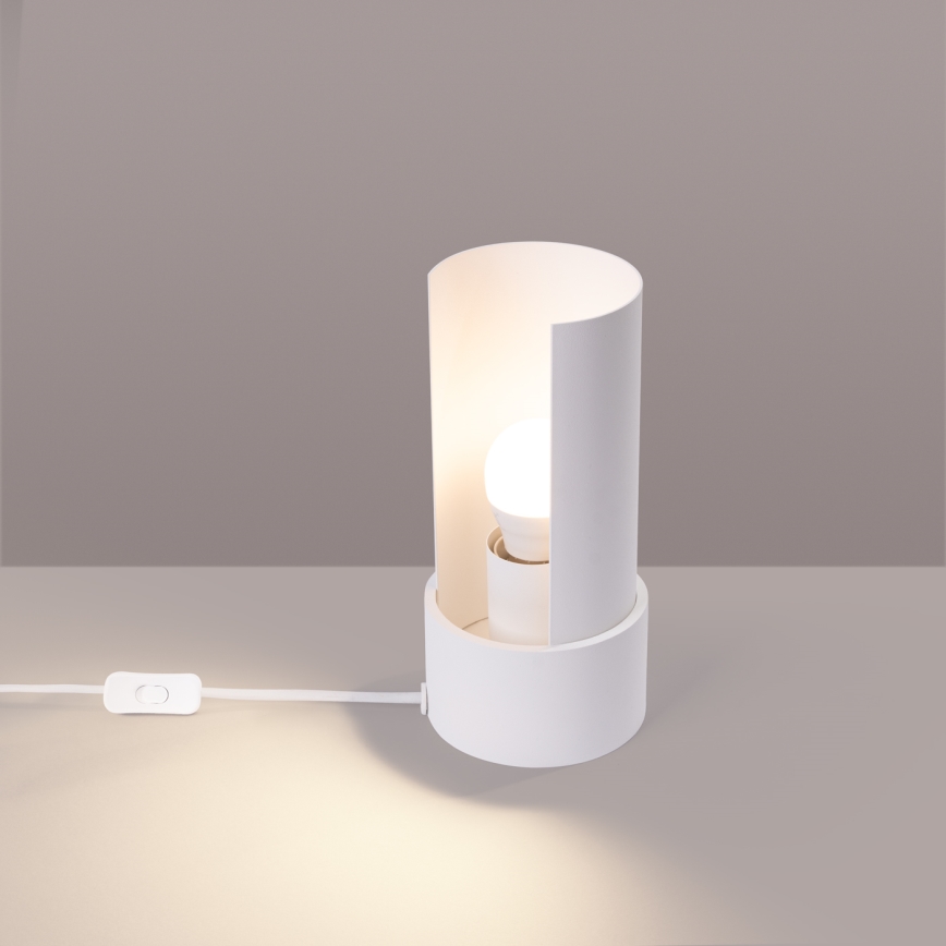 Lampa stołowa FLASH 1xE27/15W/230V biały
