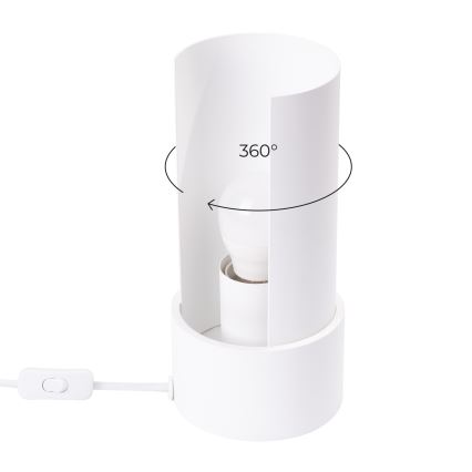 Lampa stołowa FLASH 1xE27/15W/230V biały