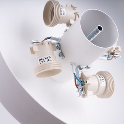 Lampa sufitowa OMIQ 4xE27/15W/230V śr. 30 cm biała