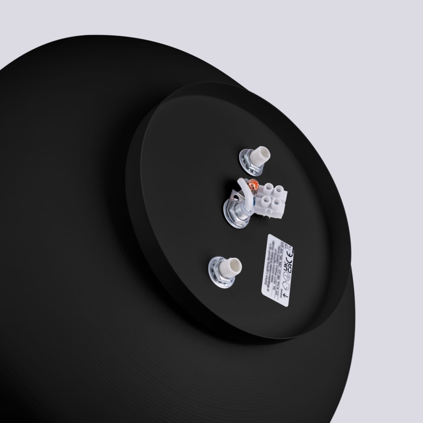 Lampa sufitowa OMIQ 4xE27/15W/230V śr. 30 cm czarna