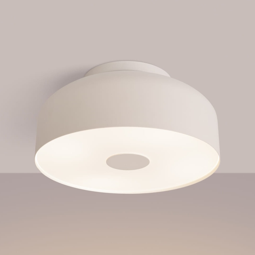 Lampa sufitowa OMIQ 4xE27/15W/230V Ø 30 cm kremowa