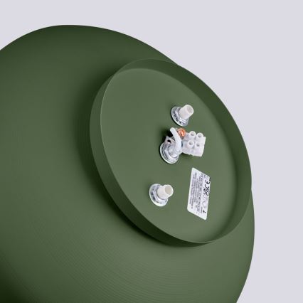 Oprawa sufitowa OMIQ 4xE27/15W/230V śr. 30 cm zielona