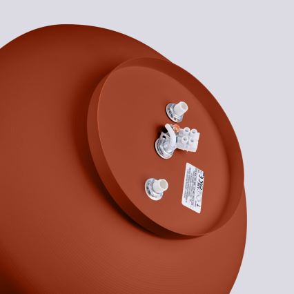 Lampa sufitowa OMIQ 4xE27/15W/230V Ø 30 cm czerwona