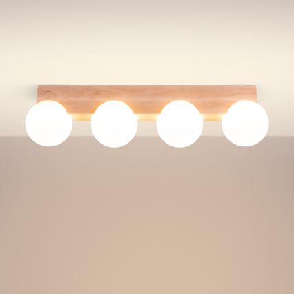 Lampa sufitowa BULBO 4xG9/8W/230V buk/biała