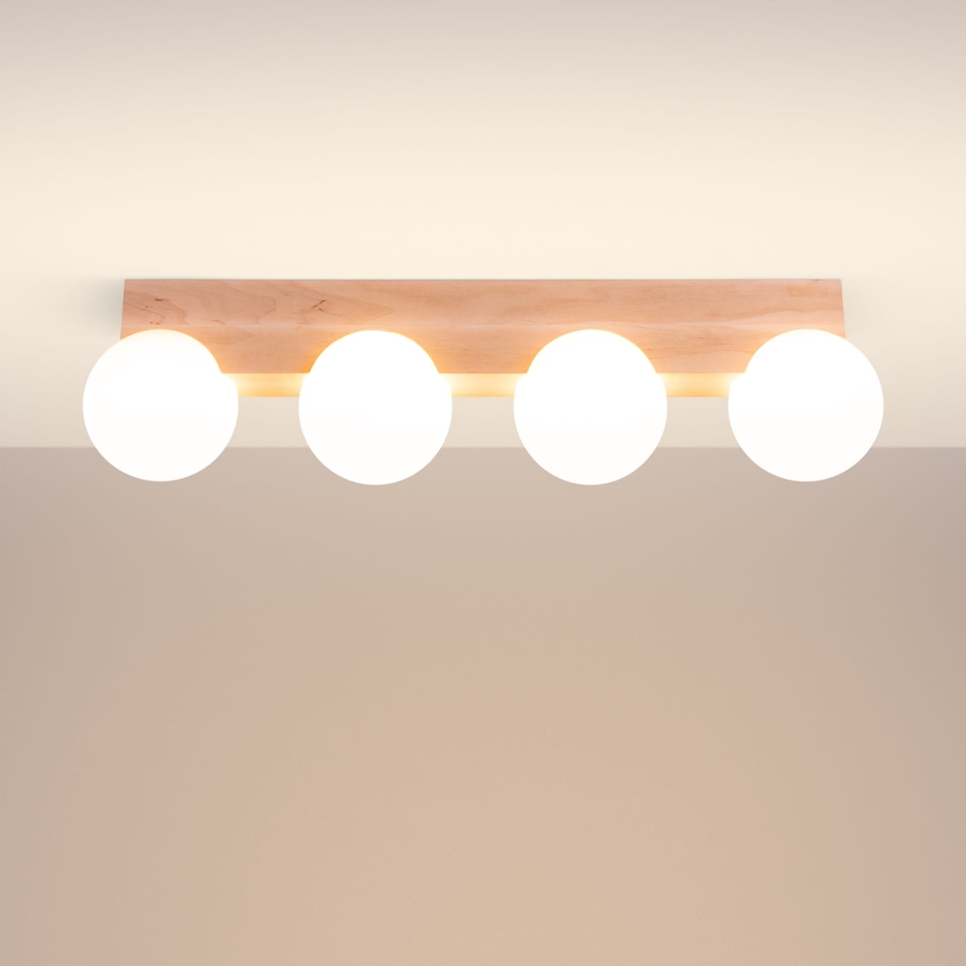 Lampa sufitowa BULBO 4xG9/8W/230V buk/biała