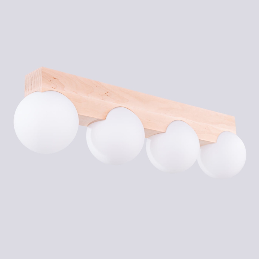 Lampa sufitowa BULBO 4xG9/8W/230V buk/biała