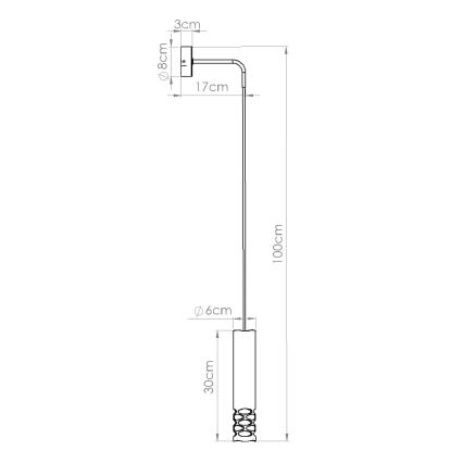 Kinkiet LIRO 1xGU10/10W/230V biały