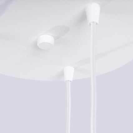 Żyrandol na lince HALO 3xG9/8W/230V śr. 25 cm biały