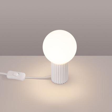 Lampa stołowa HALO 1xG9/8W/230V śr. 12 cm biała