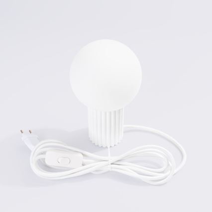 Lampa stołowa HALO 1xG9/8W/230V śr. 12 cm biała