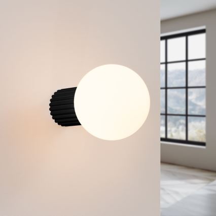 Kinkiet łazienkowy HALO 1xG9/8W/230V śr. 12 cm IP44 czarny