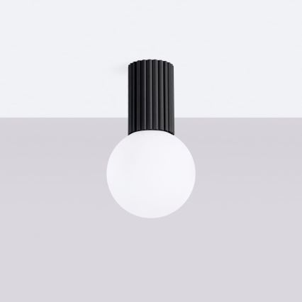Plafon łazienkowy HALO 1xG9/8W/230V śr. 12 cm IP44 czarny