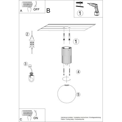 Plafon łazienkowy HALO 1xG9/8W/230V śr. 12 cm IP44 czarny