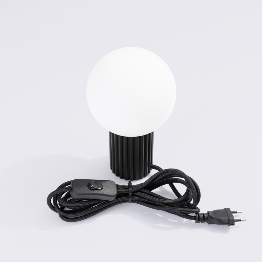 Lampa stołowa HALO 1xG9/8W/230V śr. 12 cm czarna