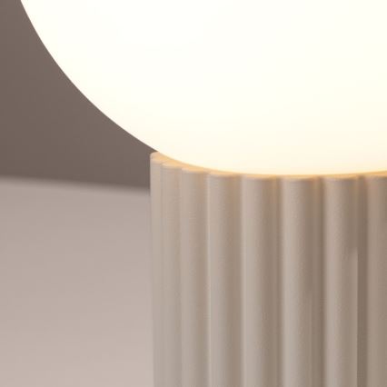 Lampa stołowa HALO 1xG9/8W/230V śr. 12 cm kremowa