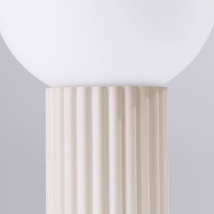 Lampa stołowa HALO 1xG9/8W/230V śr. 12 cm kremowa