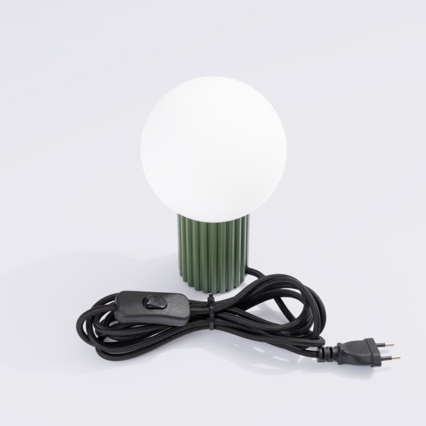 Lampa stołowa HALO 1xG9/8W/230V śr. 12 cm zielona