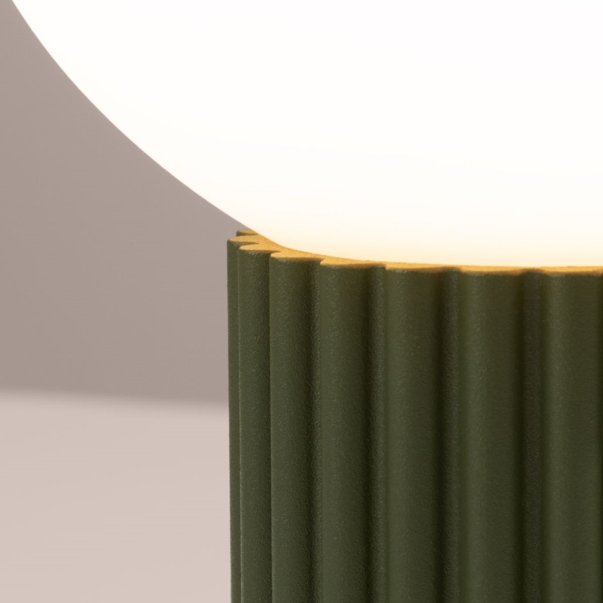 Lampa stołowa HALO 1xG9/8W/230V śr. 12 cm zielona