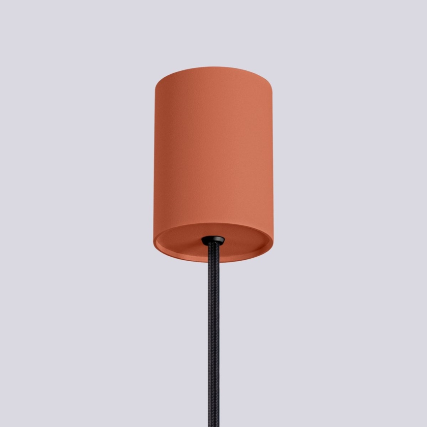 Żyrandol na lince HALO 1xG9/8W/230V śr. 12 cm pomarańczowy