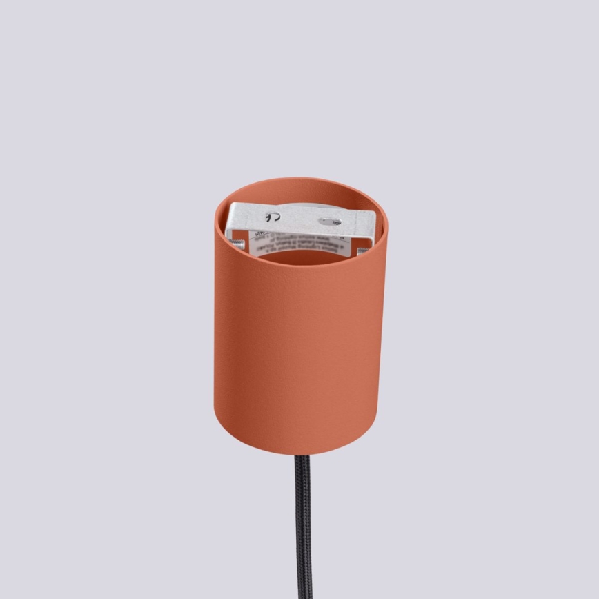 Żyrandol na lince HALO 1xG9/8W/230V śr. 12 cm pomarańczowy