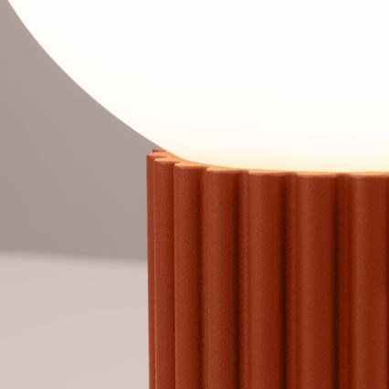 Lampa stołowa HALO 1xG9/8W/230V śr. 12 cm pomarańczowa