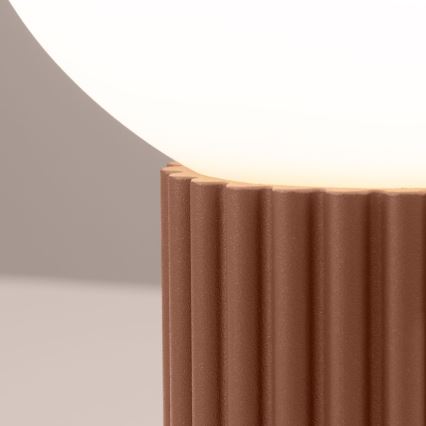 Lampa stołowa HALO 1xG9/8W/230V śr. 12 cm brązowa