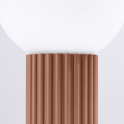 Lampa stołowa HALO 1xG9/8W/230V śr. 12 cm brązowa