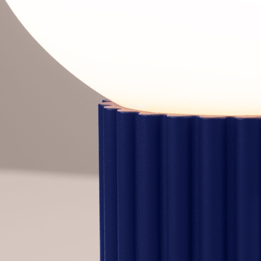 Lampa stołowa HALO 1xG9/8W/230V śr. 12 cm niebieska