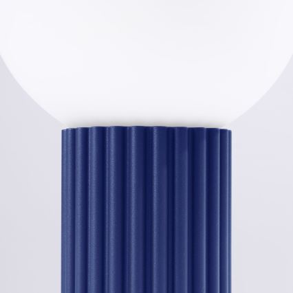 Lampa stołowa HALO 1xG9/8W/230V śr. 12 cm niebieska