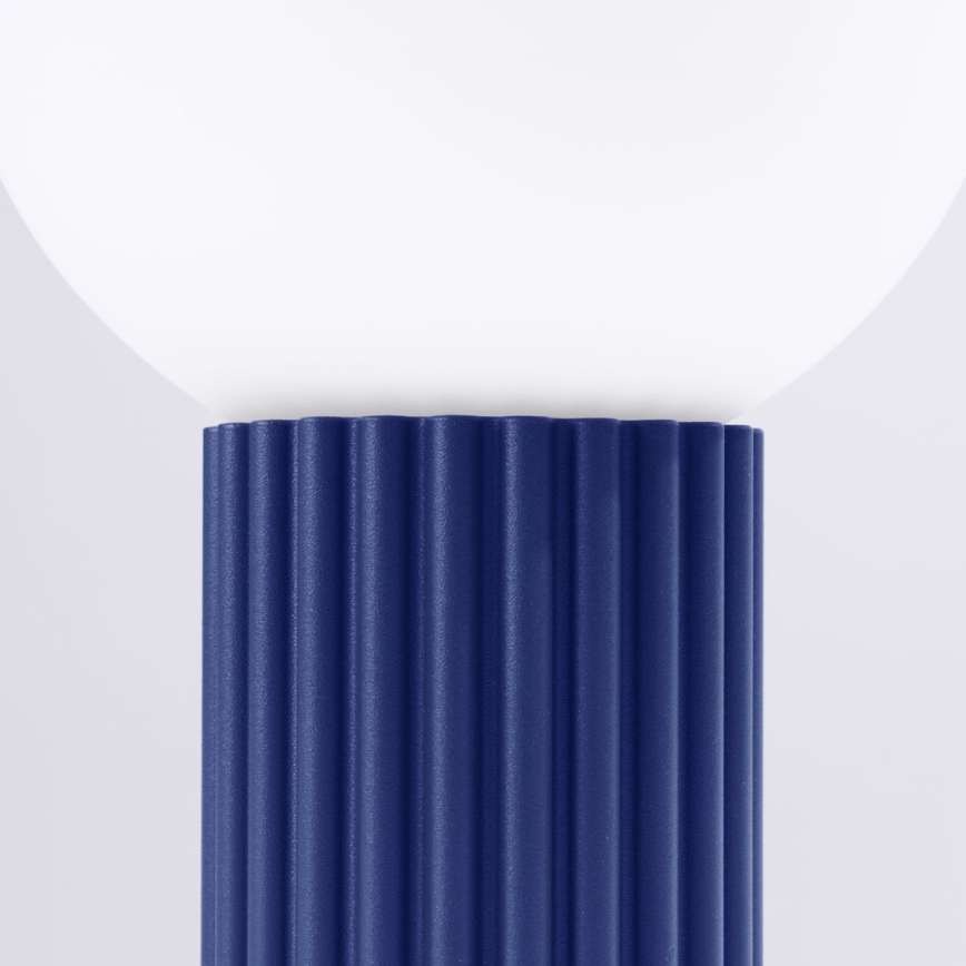 Lampa stołowa HALO 1xG9/8W/230V śr. 12 cm niebieska