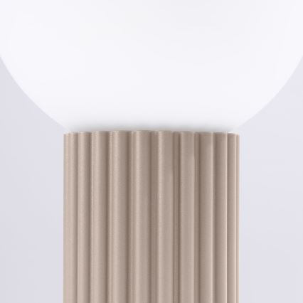 Lampa stołowa HALO 1xG9/8W/230V śr. 12 cm beżowa