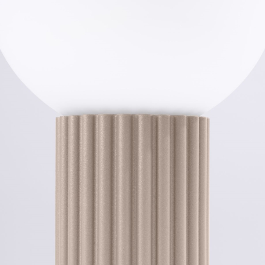 Lampa stołowa HALO 1xG9/8W/230V śr. 12 cm beżowa
