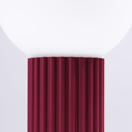 Lampa stołowa HALO 1xG9/8W/230V śr. 12 cm czerwona