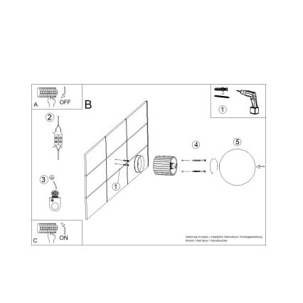 Kinkiet łazienkowy HALO 1xG9/8W/230V śr. 12 cm IP44 różowy