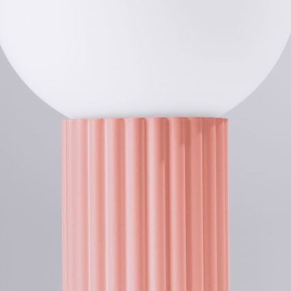 Lampa stołowa HALO 1xG9/8W/230V śr. 12 cm różowa