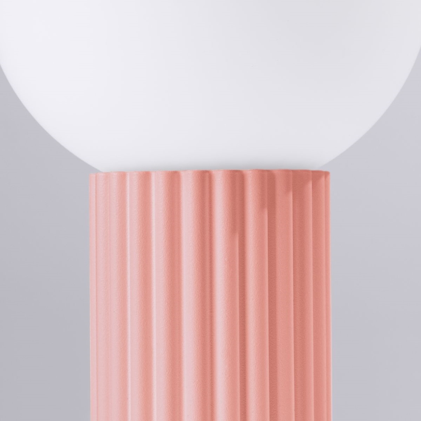 Lampa stołowa HALO 1xG9/8W/230V śr. 12 cm różowa