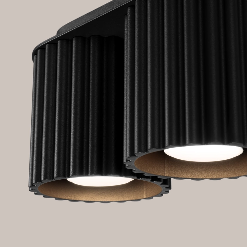 Oprawa punktowa AURA 2xGU10/10W/230V czarna