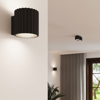 Oprawa punktowa AURA 2xGX53/10W/230V czarna
