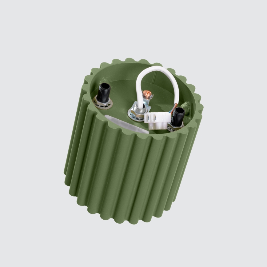 Oprawa punktowa AURA 1xGU10/10W/230V śr. 10 cm zielona