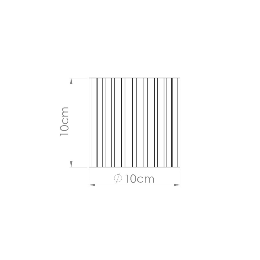 Oprawa punktowa AURA 1xGU10/10W/230V śr. 10 cm zielona
