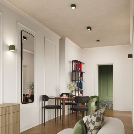 Oprawa punktowa AURA 1xGX53/10W/230V, 6 cm, zielona