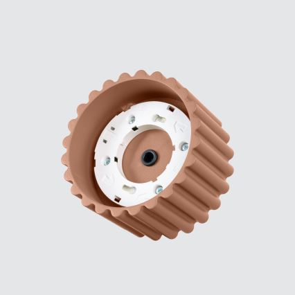 Oprawa punktowa AURA 1xGX53/10W/230V Ø 10 cm brązowa