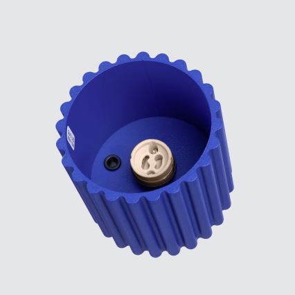 Oprawa punktowa AURA 1xGU10/10W/230V 10 cm niebieska