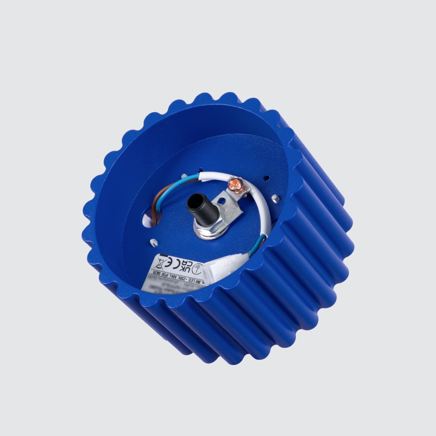 Oprawa punktowa AURA 1xGX53/10W/230V 6 cm niebieska