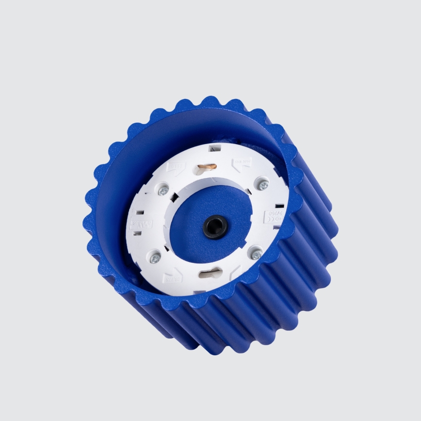 Oprawa punktowa AURA 1xGX53/10W/230V, średnica 10 cm, niebieska