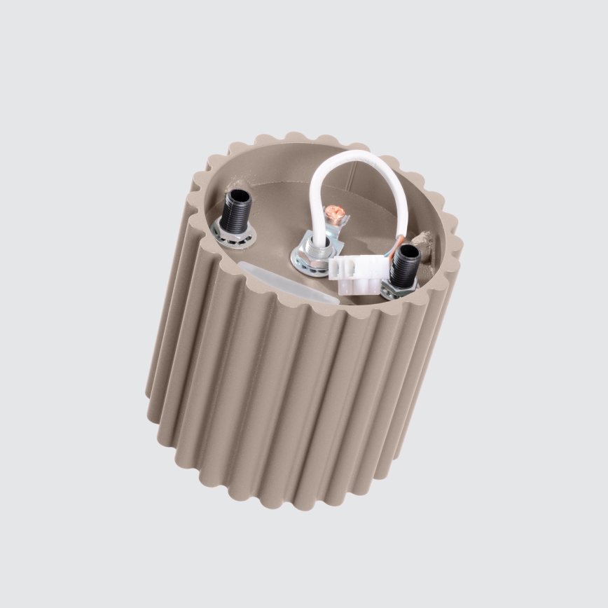 Oprawa punktowa AURA 1x GU10/10W/230V, Ø 10 cm, kolor taupe