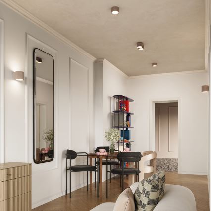 Oprawa punktowa AURA 1xGX53/10W/230V 6 cm taupe