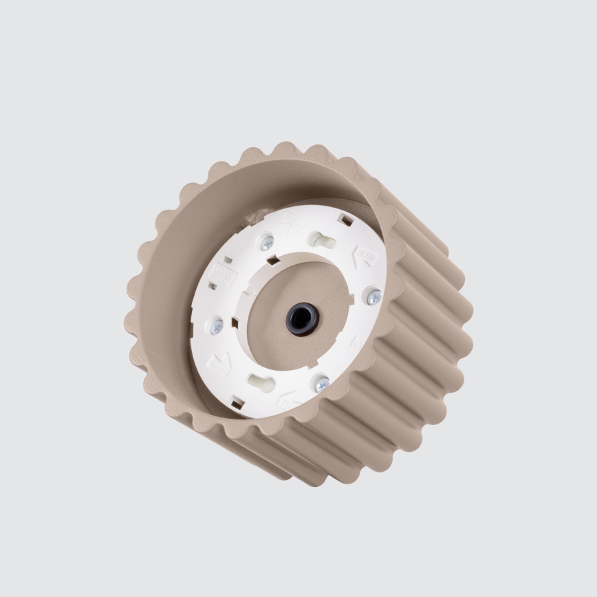 Oprawa punktowa AURA 1xGX53/10W/230V śr. 10 cm taupe